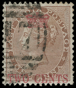 Straits Settlements Scott 2 Gibbons 2 Used Stamp
