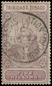 Trinidad and Tobago Scott 10 Gibbons 155 Used Stamp