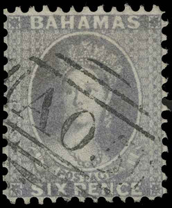 Bahamas Scott 7 Gibbons 11 Used Stamp (2)