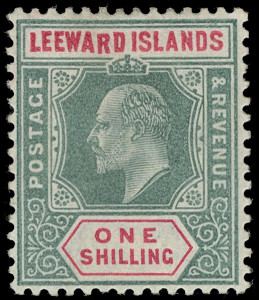 Leeward Islands Scott 26v Gibbons 26a Mint Stamp
