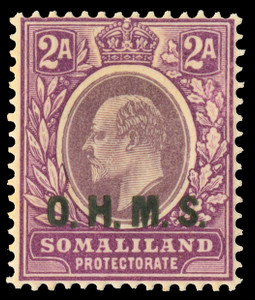 Somaliland Protectorate Scott O13 Gibbons O12 Mint Stamp (6)