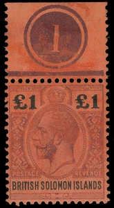 Solomon Islands Scott 41 Gibbons 38 Never Hinged Stamp