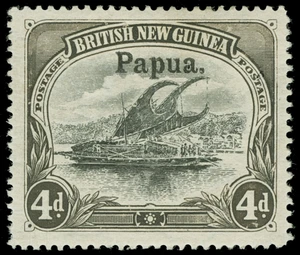 Papua New Guinea Scott 15-18 Gibbons 17-20 Mint Set of Stamps