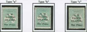 North West Pacific Islands Scott 27-28 Gibbons 100-101 Mint Set of Stamps