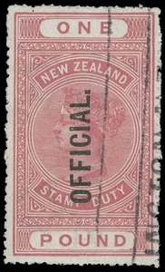 New Zealand Scott O40 Gibbons O84 Used Stamp