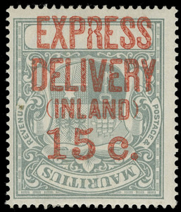 Mauritius Scott E4b Gibbons E6a Mint Stamp