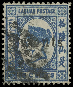 Labuan Scott 25 Gibbons 24 Used Stamp