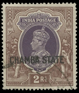 India / Chamba Scott 83 Gibbons 95 Used Stamp