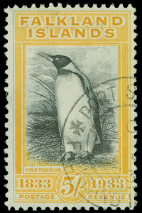 Falkland Islands Scott 74 Gibbons 136 Superb Used Stamp