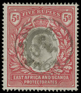 East Africa and Uganda Protectorate Scott 13 Gibbons 13 Used Stamp
