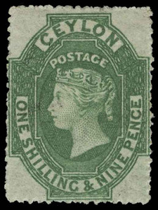 Ceylon Scott 35 Gibbons 36 Mint Stamp