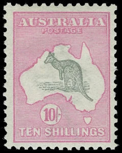 Australia Scott 54V Gibbons 42a Mint Stamp