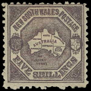 Australia / New South Wales Scott 85 Gibbons 261a Mint Stamp