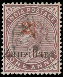 Zanzibar Scott 22D Gibbons 33D Used Stamp