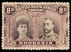 Rhodesia Scott 109ac Gibbons 185aV Mint Stamp