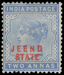 India / Jind Scott 41 Gibbons 9 Mint Stamp