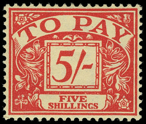 Great Britain Scott J45-J54 Gibbons D46-D55 Never Hinged Set of Stamps