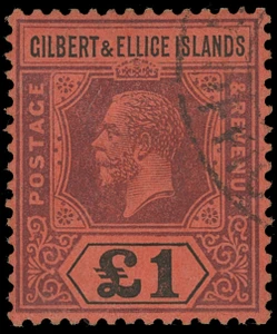 Gilbert and Ellice Islands Scott 26 Gibbons 24 Used Stamp (1)