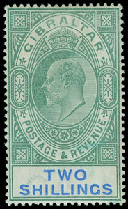 Gibraltar Scott 39-47 Gibbons 46-54 Mint Set of Stamps