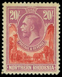 Northern Rhodesia Scott 1-17 Gibbons 1-17 Mint Set of Stamps