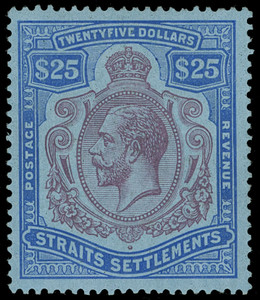 Straits Settlements Scott 202 Gibbons 240b Superb Mint Stamp