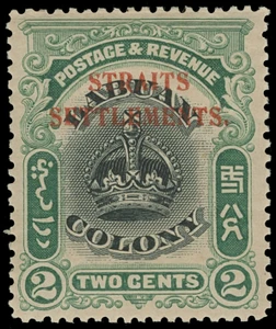 Straits Settlements Scott 134A-144 Gibbons 141-151 Mint Set of Stamps