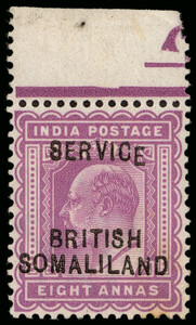 Somaliland Protectorate Scott O6-O9v Gibbons O6-O9v Never Hinged Set of Stamps