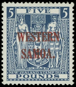 Samoa Scott 180v Gibbons 194d Mint Stamp