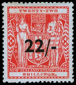 New Zealand Scott AR71-AR74 Gibbons F187-F190 Mint Set of Stamps