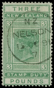 New Zealand Scott AR21 Gibbons F55V5 Used Stamp