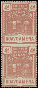 Madagascar Scott L9b Gibbons 58b Mint Stamp