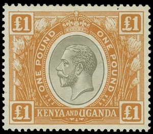 Kenya, Uganda and Tanganyika Scott 18-37l Gibbons 76-95l Mint Set of Stamps