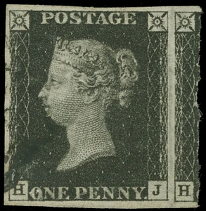 Great Britain Scott 1aPV10 Gibbons 1PV10 Used Stamp