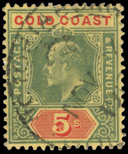 Gold Coast Scott 65 Gibbons 68 Used Stamp (2)