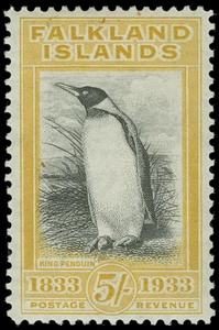 Falkland Islands Scott 74a Gibbons 136a Never Hinged Stamp