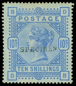 Great Britain Scott 109 Gibbons 183 Specimen Stamp