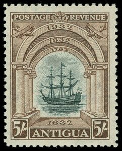 Antigua Scott 67-76 Gibbons 81-90 Never Hinged Set of Stamps