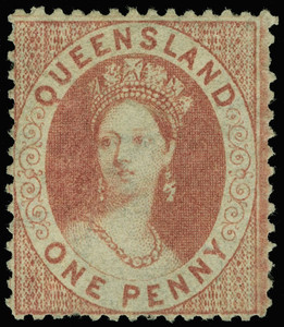 Australia / Queensland Scott 6H Gibbons 12 Mint Stamp