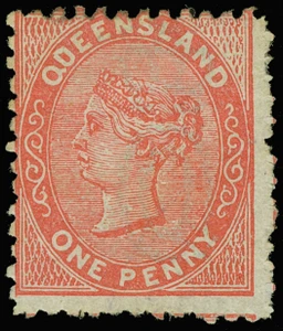 Australia / Queensland Scott 57cV Gibbons 134ba Mint Stamp