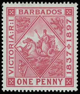 Barbados Scott 83v Gibbons 118v Mint Stamp