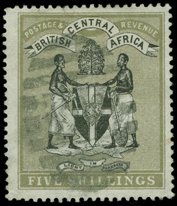 British Central Africa Scott 32-39 Gibbons 32-39 Used Set of Stamps