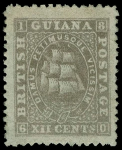 British Guiana Scott 33D Gibbons 63 Mint Stamp