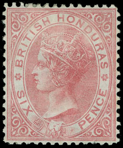 British Honduras Scott 8-12 Gibbons 11-16 Mint Set of Stamps