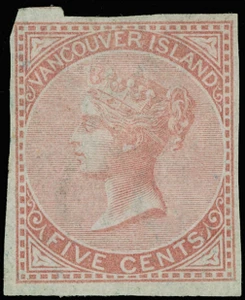 Canada / British Columbia and Vancouver Island Scott 3 Gibbons 11 Mint Stamp