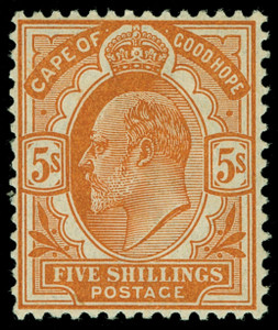 Cape of Good Hope Scott 63-71 Gibbons 70-78 Mint Set of Stamps