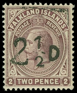Falkland Islands Scott 52 Gibbons 115 Never Hinged Stamp