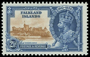 Falkland Islands Scott 78V2 Gibbons 140e Mint Stamp