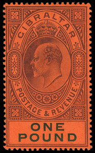 Gibraltar Scott 49A-64 Gibbons 56-74v Mint Set of Stamps
