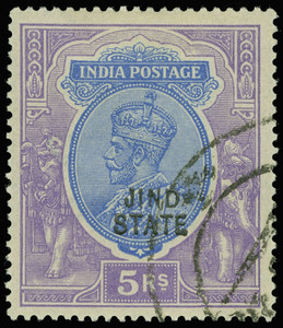 India / Jind Scott 107 Gibbons 78 Used Stamp
