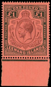 Leeward Islands Scott 61-83 Gibbons 58-80 Never Hinged Set of Stamps
